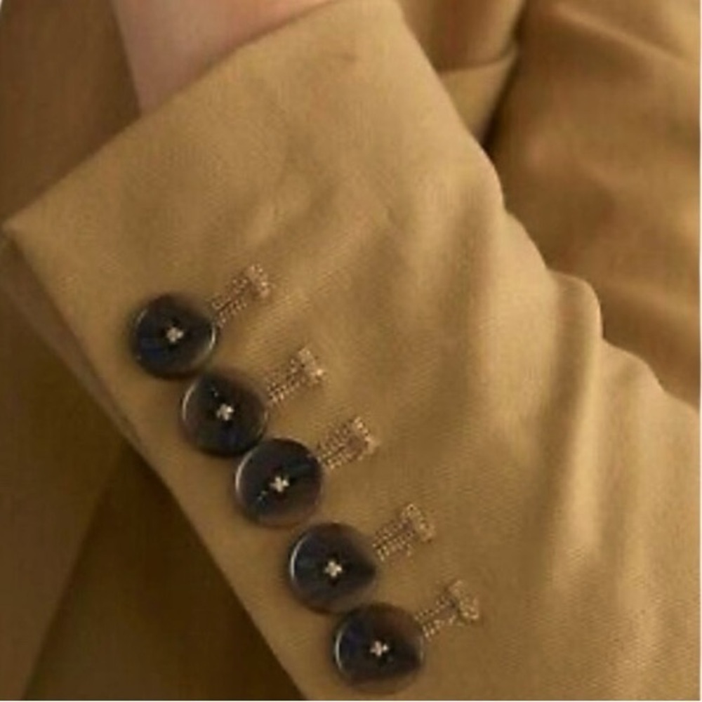 NWT Billie The Label Women's Yellow/Khaki Diana Blazer - Size XS - Picture 12 of 16